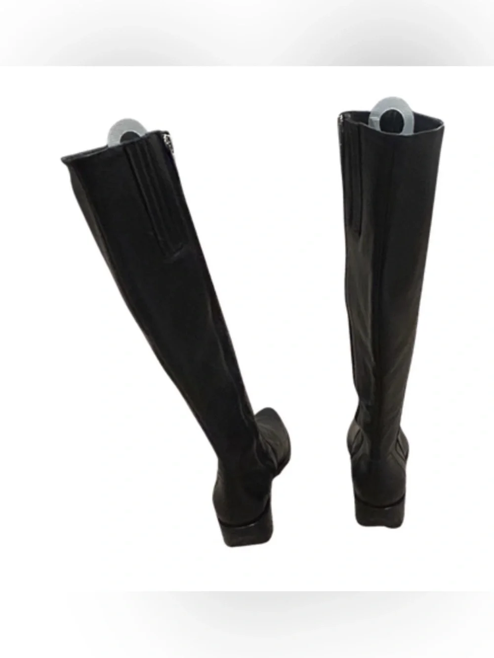 Aquatalia Gracelynn Leather Knee High Boots | Black | Size 9.5
